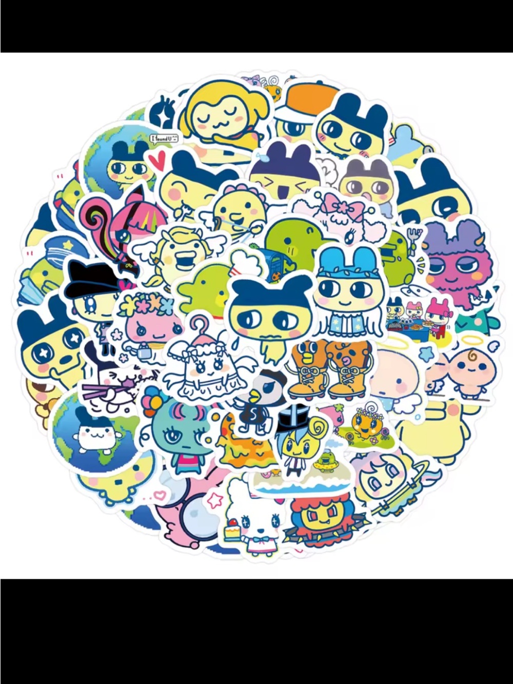 TAMAGOTCHI Stickers, pack of 50